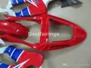 Injection mold ABS plastic fairing kit for Honda CBR600 F4i 01 02 03 red white blue fairings CBR600F4i 2001 2002 2003 HW16