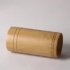 Bambusowe butelki do przechowywania słoiki drewniane małe pudełko pojemniki ręcznie robione na przyprawy herbata kawa cukier otrzymać z pokrywką Vintage LX2718