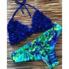 Brasiliano Biquini Mujer Tow Pieces Bikini Set 2019 Costumi da bagno sexy Costume da bagno donna Halter Costumi da bagno Beach Wear Swim Print