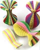 Thicker Fashion summer hats Magic Vase Paper Hats Handmade Folding Hat for Party Decorations Funny Paper Caps Travel Sun Hats