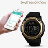 Skmei 2019 جديد بلوتوث الرياضة الذكية ووتش الرجال للماء السعرات الحرارية عداد الخطى الرقمية smartwatch ل ios الروبوت