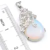 456ilver Party Holiday Jewelry Gift Drop Moonstone Gemstone Vintage Necklaces Pendant