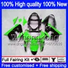 Kawasaki ZX900 ZX9 R ZX 9 R 1998 1999 2000 2001 220 2000年0 900 CC ZX 9 R 900 ZX-9R 98-99 ZX9R 98 99 00 01 ABSフェアリングキットグリーンブラック