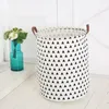 13 Styles Pattern Ins Storage Baskets Bins Kids Room Toys Storage Bags Bucket Clothing Organization Canvas Laundry Bag DH0116