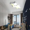 Modern LED taklampor för flicka pojke baby sovrum tecknad dinosur barn prinsessa baby barn rum taklampa belysning
