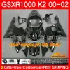 Zestaw do ciała OEM dla SUZUKI GSXR 1000 CC GSXR-1000 01-02 Przewody nadwozia 62NO.51 GSXR1000 K2 1000CC 2001 2002 2002 GSX-R1000 GSX R1000 00 01 02 Wtryskiwanie Formy Wróżki Rizla Blue