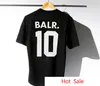 BALR 10 Letter Print Tshirt الرجال النساء الصيف قصيرة الأكمام الرياضة النشطة المحملات عارضة كرة القدم ارتداء عشاق Tshirt بلايز