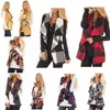 Plaid Waistcoat Women Check Lapel Sleeveless Open Front Hem Vests Shirt Jacket with Pockets Plaid Patchwork Coat home clothing GGA3039