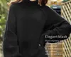 ファッションカシミヤセーター女性2018秋冬のソリッドニット女性セーターウールプルオーバー厚いTricot Jerseyジャンパープルフェムミトップス