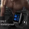 116 Plus Smart Watch Bracelets Fitness Tracker Stopień serca STEP AKTYCZNY MONITOR MONITOR PASTEM PAPER PK 115 Plus M3 dla iPhone'a A4048447