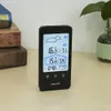 BALDR DRAADIGE THERMOMETER Hygrometer Touchscreen Weerstation Klok met prognosepictogrammen