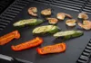 BBQ Grill Portable non-stick and reusable BBQ grill 33*40 CM, 0.2 MM black oven mat