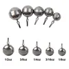 Tungsten Round Drop Shot Ciężary - 16 sztuk Drop Style Seter Down Shot Fishing Sickerse For Carp / Bass / Pike Box Box Box Zestaw