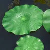 10-60cm Artificial PE Espuma Espuma Lotus Lírio de Água Flutuante Piscina Planta Aquário Peixe Pond Decoração Casa Jardim Decoração