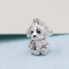 2020 Ny Spring Poodle Puppy Dog Dangle Charm 925 Sterling Silver Pendant Charms Fit Armband Halsband DIY för kvinnors smycken 79883511073