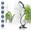 Promoção de fotossíntese lâmpadas LED lâmpadas de plantas 5 modos 360 graus de crescimento de flores rotativas luzes plantas crescendo lâmpada MS003