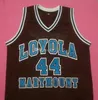 LMU Loyola Marymount Lions University 30 Bo Kimble 44 Hank Gathers Retro Basketerball Jersey Men's Ed Number Nume Name Jerseys