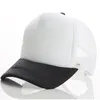 Skum trucker hatt baseball cap mesh tillbaka solid snapback justerbar vuxen mesh cap baseball cap lastbil förare hatt 23 färger ljjk2083