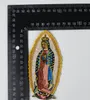 Holy Virgin Mary Embroidered Patch Big Size Custom Sew On Iron On For T-shirt Jacket Clothing Design Applique309M