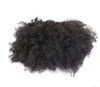 Afro Puff Coulisse Coda di cavallo Riccio crespo Afro Clip su Updo Chignon Chignon Estensioni per capelli per donne Taglia media 140g Posticci coda di cavallo