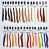 Brésilien I Tip Hair Extension Kératine Fusion Human Hair Extension 100 Strandsbag 20 couleurs à choisir parmi 1224 pouces Factory Dire4494581