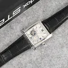 Nieuwe Rose Gold Silver Texture Dial Tourbillon Automatic Mens Horloge 5 Kleur Hoge Kwaliteit Bruin Lederen Sapphire Horloges TimeZonewatch E48B2