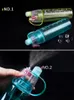 New 600ml Spray Sports Water Bottle Portable Outdoor Sport Water Kettle Anti-Leak Drinking Cup with Mist camping plastic bottle 4877