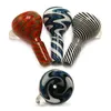 14mm 18mm berauschende Glasschieber Schüsselstücke Bongs Schüssel 4 verschiedene Designs männlich weiblich Rauchen Wasserpfeifen Ash Catcher Bubbler Dab Rigs Bong