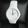 Nouvelle mode homme montre mouvement à quartz montre pour homme montre-bracelet noir blanc montres rd291896