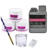 7 PCS / SET ACRYLIQUE KIT ACRYLIQUE KIT CRISTAL NAILLE POLYMERE ACRYLIQUE POUR NAILS SET POUR LA Manucure