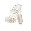 G013 accessoire pour fumeurs bol en verre transparent 18mm/14mm mâle Joint Dab Rig bols de tuyau avec poignée