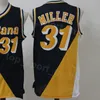 Män basket Reggie Miller tröjor 31 Victor Oladipo 4 Billiga lag Navy Blue White Yellow Breattable All ED Utmärkt kvalitet
