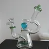 Honeycomb Dab Rig Pipa ad acqua Oil Rigs Glass Narghilè Bong per fumare con Banger Bowl da 14 mm