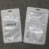 White Mobile phone accessories case earphone shopping packing bag OPP PP PVC Poly plastic packaging bag