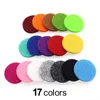 100 pcs / lote Aromatherapy Colorful Felt Almofadas 22.5mm apto para 30mm Essential Difusor de óleo Medidor de perfume Medalhão flutuante LSPA01