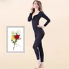 body shapewear donna Tummy Shaper Slmming Body a figura intera Spandex Shapers Intimo da donna Manica lunga