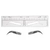 10 pièces Micoblading Eardrow Pochans Autocollants Permanent Maquillage Supplies Guide de modèle de mode de moule à sourcils jetables 3272120