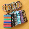 Biżuteria Wristlet Torby Keychain PU Skórzane Bransoletki Bransoletki Wiszące Zmień Torebki Telefon Torba Kobiety Dziewczyny Boże Narodzenie Prezent 2 Sztuk DW4824