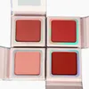 Professional No Label Makeup Face Cheek blusher Individual 4 colors single blusher palette Make up cosmetics blush Waterproof blush Blusher