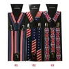 2,5 cm breiter Hosenträger mit USA- und Amerika-Flaggenmuster, Unisex, zum Anklippen, Stern-Hosenträger, elastisch, schmal, für Herren und Damen