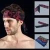 Tie Indietro fasce Sport Sweatbands capelli della fascia assorbimento dell'umidità Bandane allenamento in corso Fasce delle donne degli uomini