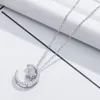 Star and Moon Pendant Necklace Mother Day Gift Wholesale Fashion Jewelry 925 sterling silver Cute Luxury Necklaces