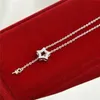 HOPEARL Sieraden 3-Dimension Star Hanger Montage Ketting Sieraden Blanks voor Drop Pearls 925 Sterling Zilver 3 Stuks