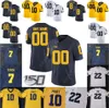 Michigan Wolverines voetbalshirt Michael Danna Khaleke Hudson Glasgow Luke Schoonmaker Giles Jackson Michael Barrett