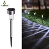 LED -utomhusbelysningslandskapslampor IP65 Vattentät rostfri Solar Lawn Light Auto Byte Portable Solar Garden Lamp