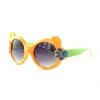 만화 아이 선글라스 작은 곰 발톱 프레임 귀여운 어린이 태양 안경 UV400 다채로운 안경 6 색