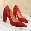 2024 Nouvelle arrivée Summer Handmade Shoes Femme Sexe High Heel Femmes Pumps Fête Poigure d'orteil