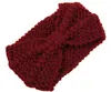 Hiver plus chaud oreille tricoté bandeau Turban pour dame femmes Crochet arc large Stretch bandeau bandeau cheveux accessoires GB1392