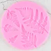 Sugarcraft Leaf Silicone Mold Mimosa Fondant Molds DIY Cake Decorating Tools Candy Resin Clay Chocolate Gumpaste Moulds