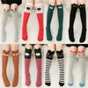 Girls Knee High Socks Fox Мультфильм Животные Чулки Принцесса Хлопок Длинные Носки Детские Моды Спортивные Леггинсы Нога Утечки Колготки Носки D7141